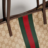 2026 Dark Brown GG-Coated Canvas Large Tote Bag 874745 FAF79 8547