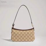 2026 Gossip Collection Brown GG Canvas Small Underarm Bag 875847 FAFY1 9651