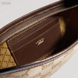 2026 Gossip Collection Brown GG Canvas Small Underarm Bag 875847 FAFY1 9651