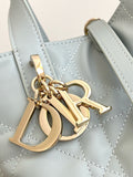 2026 Toujours Vertical Tote Bag in Smoky Blue, Small Size M2835OSOQ_M38Z