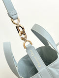 2026 Toujours Vertical Tote Bag in Smoky Blue, Small Size M2835OSOQ_M38Z