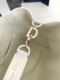 2026 Toujours Vertical Tote Bag, Ivory, Small M2835OSNW_M030
