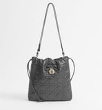 2026 Adiorable Black Mini Bucket Bag S2611OUQA_M900