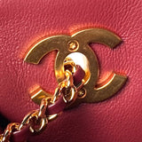2026 Classic Small Tote from the Spring/Summer 2026 Collection: Dark Burgundy Soft Lambskin AS6248-B24030-U8393