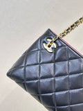 2026 Spring/Summer Collection Classic Small Tote Bag in Black Diamond-Quilted Lambskin |AS6248 B24030 94305