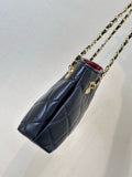 2026 Spring/Summer Collection Small Tote Bag in Black Fine Lambskin |AS6248-B24030-94305