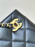 2026 Spring/Summer Collection Small Tote Bag in Black Fine Lambskin |AS6248-B24030-94305