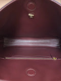 2026 Spring/Summer Collection Large Tote Bag in Deep Burgundy Fine Lambskin| AS6241 B24030 U7793