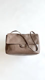 2026 Spring/Summer Collection Oversized Flap Bag in Light Brown Grained Calfskin| AS6233-B24008-U8391