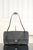 2026 Spring/Summer 2026 Collection Large Flap Bag in Black Grained Calfskin AS6231-B24008-94305