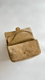 2026 Souplissimo Dark Beige Suede Oversized Flap Bag AS6281-B24009-U9390