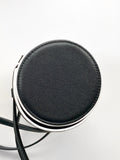 2026 Preppy Coco Black Grained Calfskin Bowling Bag AS6181 B23794 U9310