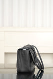 2026 Maxi Flapbag Black Grained Calfskin AS6231 B24008 94305