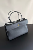 2026 Large Shopping Bag - Black Premium Grained Calfskin Tote AS6289 B24248 94305