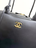 2026 Large Bowling Bag, Black Full-Grain Calfskin AS6211 B23874 94305