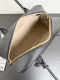 2026 Large Bowling Bag, Black Full-Grain Calfskin AS6211 B23874 94305