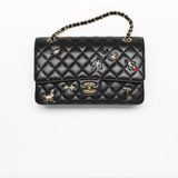 2026 Medium Black Quilted Lambskin 11.12 Flap Bag A01112 B24048 94305