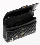 2026 Medium Black Quilted Lambskin 11.12 Flap Bag A01112 B24048 94305