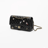 2026 Medium Black Quilted Lambskin 11.12 Flap Bag A01112 B24048 94305