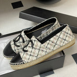 Women's Black & White Shiny Tweed Fisherman Boots G29762