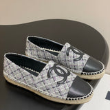 Women's Grey Tweed and Sheepskin Blend Toe Cap Double C Fisherman Boots| G29762