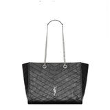 2026 Niki Tote Bag in Black Vintage-Finished Crinkled Calfskin 8711510EN041000
