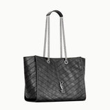 2026 Niki Tote Bag in Black Vintage-Finished Crinkled Calfskin 8711510EN041000