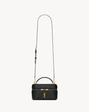 2026 Gaby Black Quilted Lambskin Makeup Bag 766731 1EL07 1000