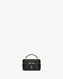 2026 Gaby Black Quilted Lambskin Makeup Bag 766731 1EL07 1000