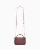 2026 Gaby Burgundy Lambskin Cosmetic Bag 766731 1EL07