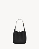 2026 Large Le 5 À 7 Supple Black Soft Leather Hobo Bag 713938AAAUQ1000