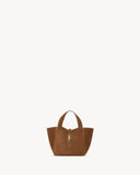 2026 Le 5 à 7 Baby Bea Brown Suede Handbag 872469 008IW 2885