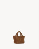 2026 Le 5 à 7 Baby Bea Brown Suede Handbag 872469 008IW 2885