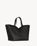 2026 Large Y Tote Bag, Black Grained Calfskin 820672AAEIF1000