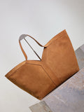 2026 Y Dark Caramel Suede Tote Bag 817602C0X0W2924