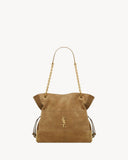 2026 Small Jamie Shopping Brown Suede Tote Bag 833948 1U8P7 3194