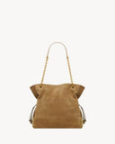 2026 Small Jamie Shopping Brown Suede Tote Bag 833948 1U8P7 3194