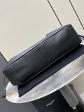 2026 Jamie 4.3 Black Lambskin Chain-Strap Tote/Bucket Bag 809824 AAB32 1000