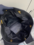 2026 Jamie 4.3 Black Lambskin Chain-Strap Tote/Bucket Bag 809824 AAB32 1000