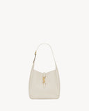 2026 Large Le 5 à 7 Supple Ivory White Leather Shoulder Bag 753837AAAUQ9207