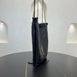 2026 Jamie 4.3 Pochon Black Lambskin Drawstring Bucket Bag 781666 AAB32 1000