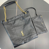 2026 Jamie 4.3 Pochon Black Lambskin Drawstring Bucket Bag 781666 AAB32 1000