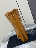 2026 Jamie 4.3 Pochon Caramel-Colored Lambskin Drawstring Bucket Bag 809824AAB322186
