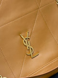 2026 Jamie 4.3 Pochon Caramel-Colored Lambskin Drawstring Bucket Bag 809824AAB322186