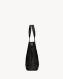 2026 ICARE Black Quilted Lambskin Extra-Large Tote Bag 698651 AAANG 1000