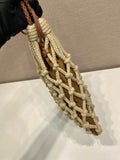 2026 Brown Medium-Sized Cotton Macramé Woven Bag 1BC111_2DI2_F04HU_V_OOR