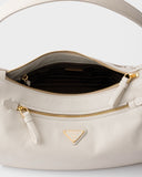 2026 Medium White Leather Shoulder Bag 1BC229_2CYS_F0PG7_V_LVM