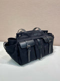 2026 Black Canvas and Leather Tote Bag 2VG139_2G6S_F0002_V_OOO