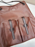 2026 Large Brown Textured Leather Tote Bag 1BC289_2G6F_F0324_V_OOO