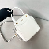 2026 White Mini Leather Handbag 1BA496_2C6A_F0PG7_V_OOO